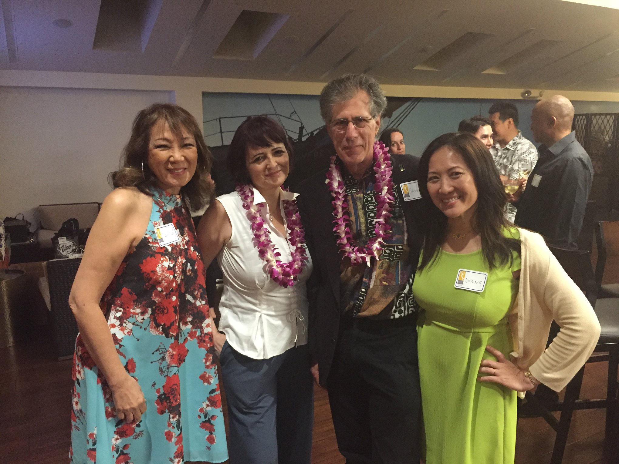 Pamela Young, Patty Zubov, Steve Shlisky, Diane Ako at Hawaii Member Mixer